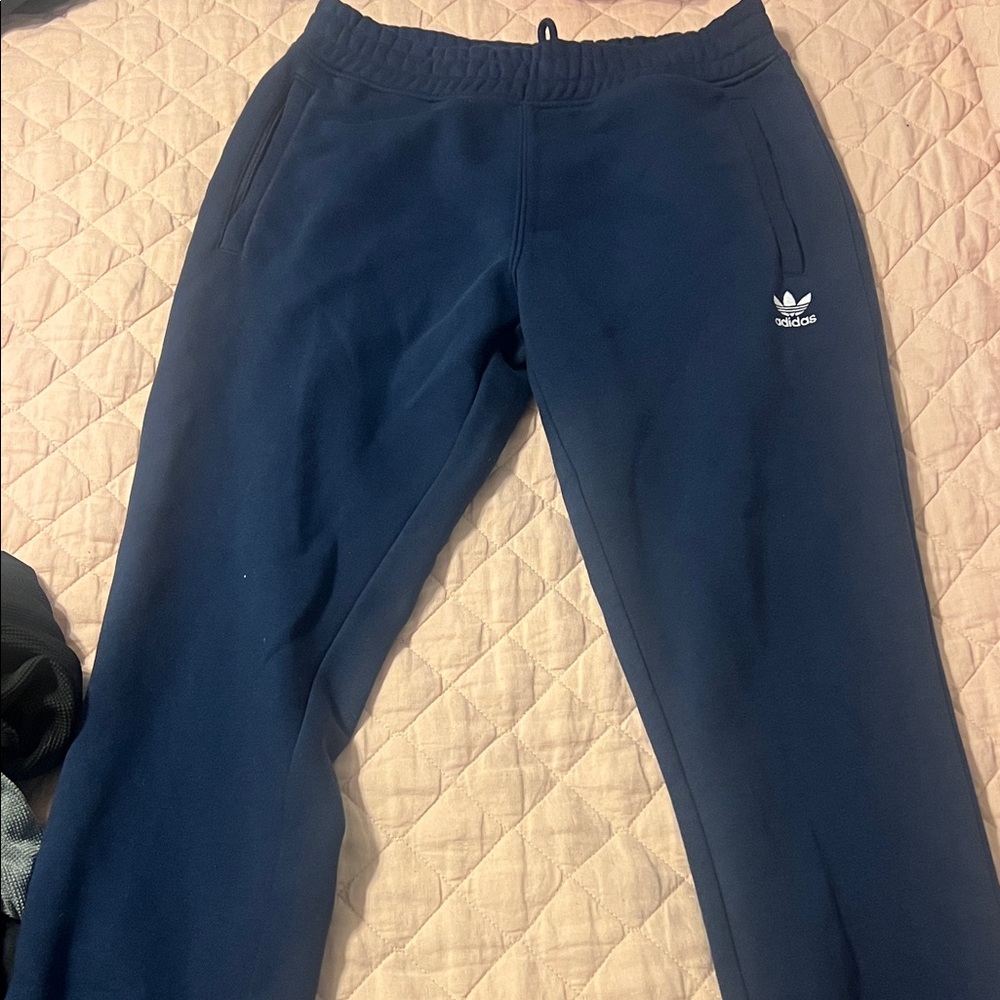 Adidas Kids Dark Blue Joggers